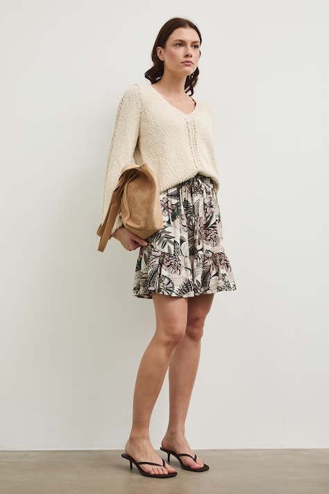 Medicine fustă mini, evazați