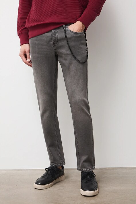Medicine jeansy męskie kolor szary