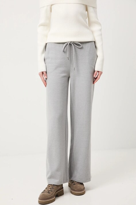 Medicine spodnie dresowe damskie kolor szary melanżowe
