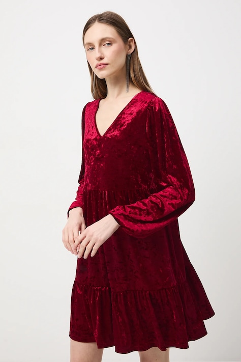 Medicine sukienka kolor czerwony mini rozkloszowana