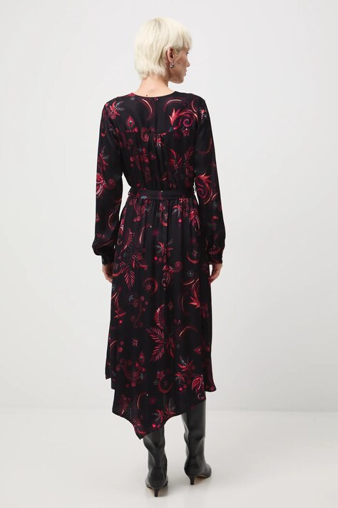 Medicine sukienka kolor multicolor midi rozkloszowana