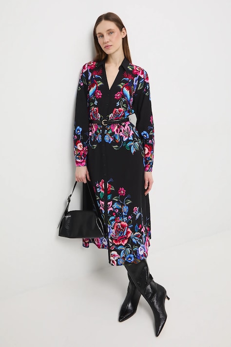 Medicine sukienka kolor multicolor midi rozkloszowana