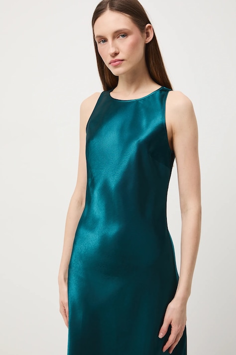 Medicine sukienka kolor zielony midi rozkloszowana