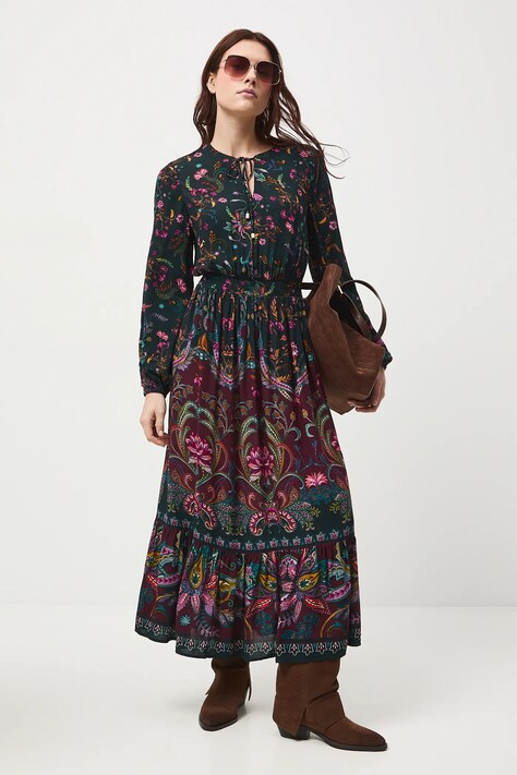 Medicine sukienka kolor multicolor midi rozkloszowana