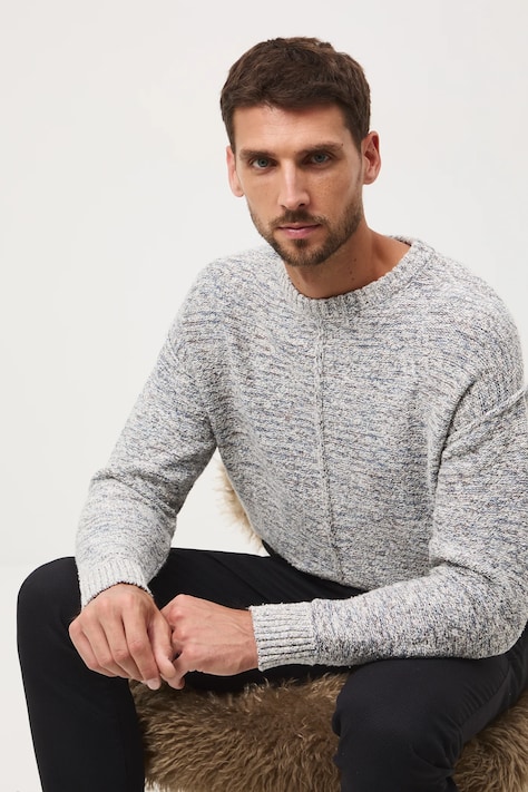 Medicine sweter męski kolor multicolor ciepły