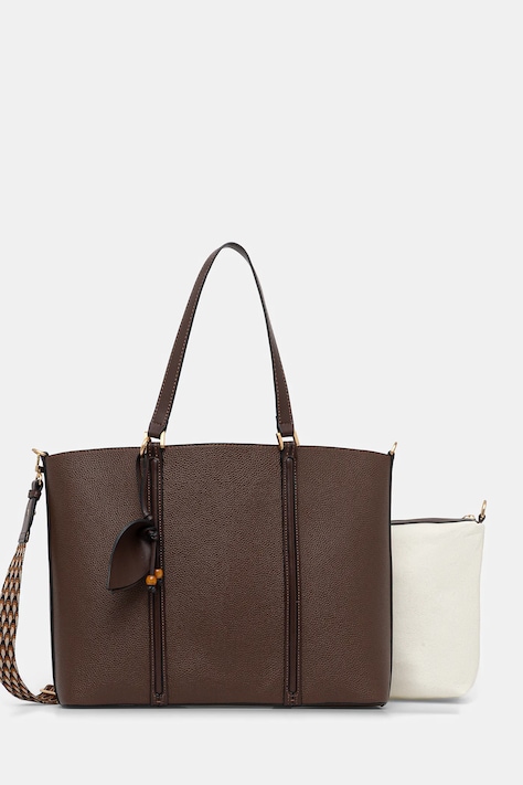 Torebka damska ze skóry ekologicznej kolor brązowy RW25-TODA13