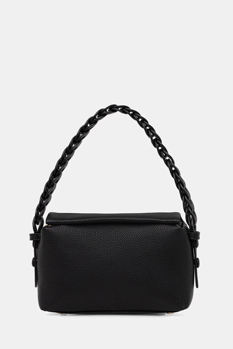 Kabelka z ekologickej kože čierna farba RW25-TODB06