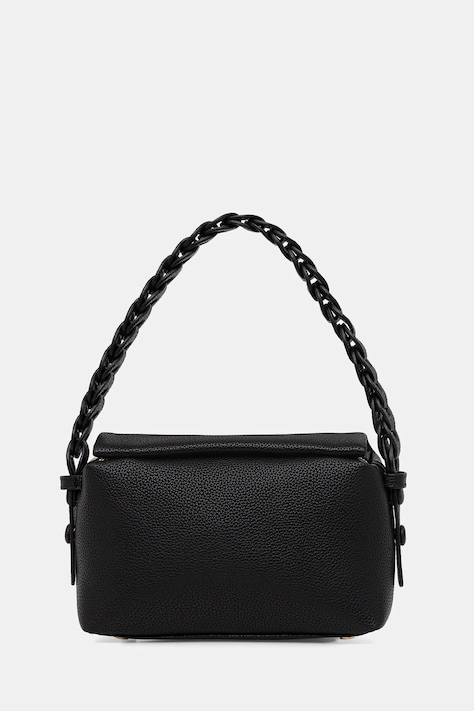 Kabelka z ekologickej kože čierna farba RW25-TODB06