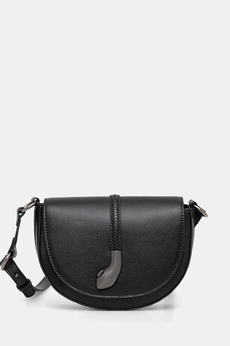 Kabelka z ekologickej kože čierna farba RW25-TODC04