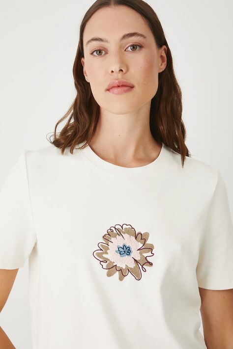 Medicine t-shirt damski kolor beżowy