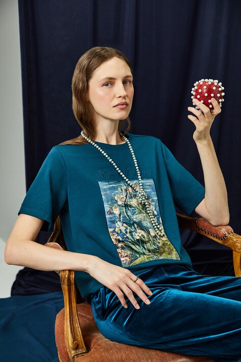 Medicine t-shirt bawełniany damski kolor zielony