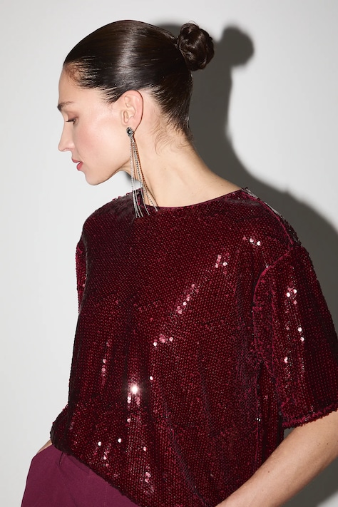 Medicine t-shirt damski kolor bordowy