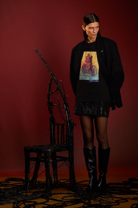 Medicine t-shirt bawełniany damski kolor czarny