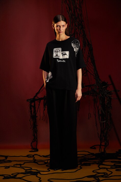 Medicine t-shirt bawełniany damski kolor czarny