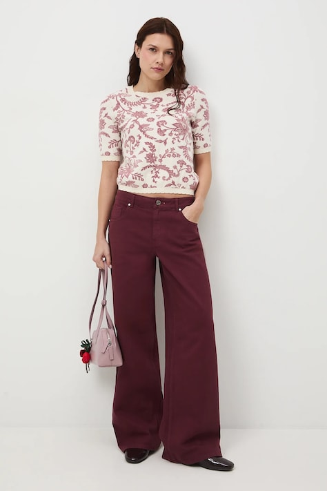 Medicine t-shirt damski kolor beżowy