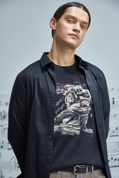 Medicine tricou din bumbac culoarea negru, cu imprimeu