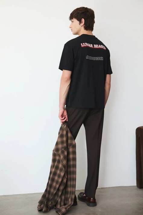 Medicine t-shirt bawełniany męski kolor czarny z nadrukiem