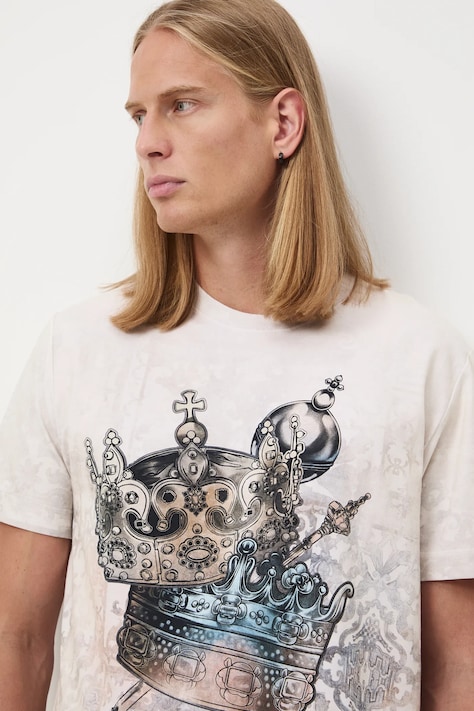 Medicine tricou culoarea bej, modelator