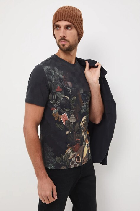 Medicine t-shirt męski kolor multicolor wzorzysty