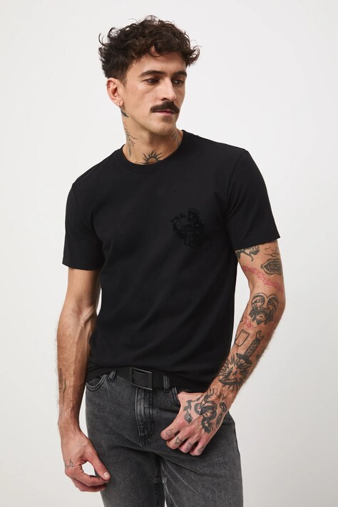 Medicine t-shirt męski kolor czarny z nadrukiem