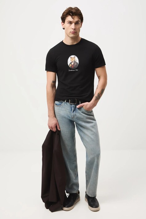 Medicine t-shirt męski kolor czarny z nadrukiem