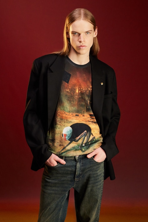 Medicine t-shirt męski kolor multicolor wzorzysty