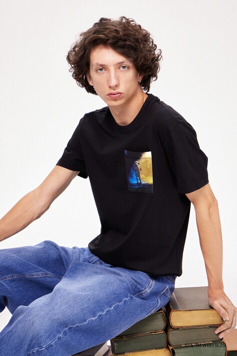 Medicine t-shirt bawełniany męski kolor czarny