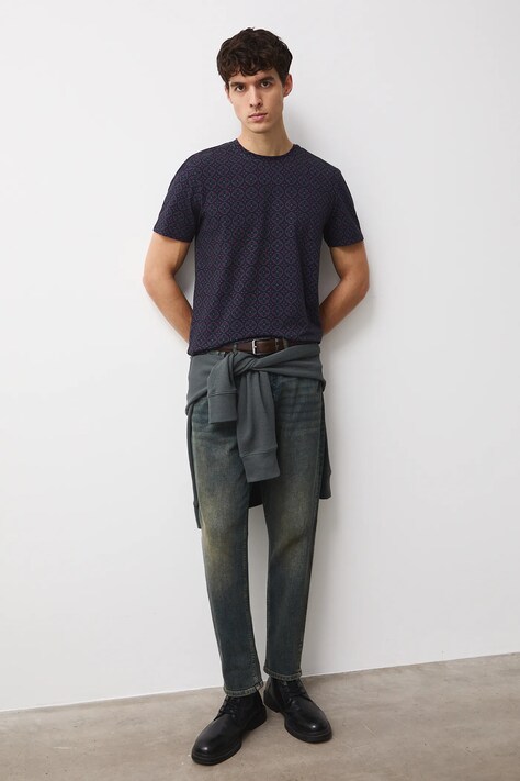 Medicine t-shirt męski kolor czarny wzorzysty