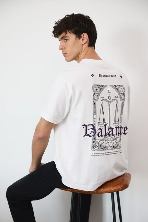 Medicine t-shirt bawełniany męski kolor biały z nadrukiem