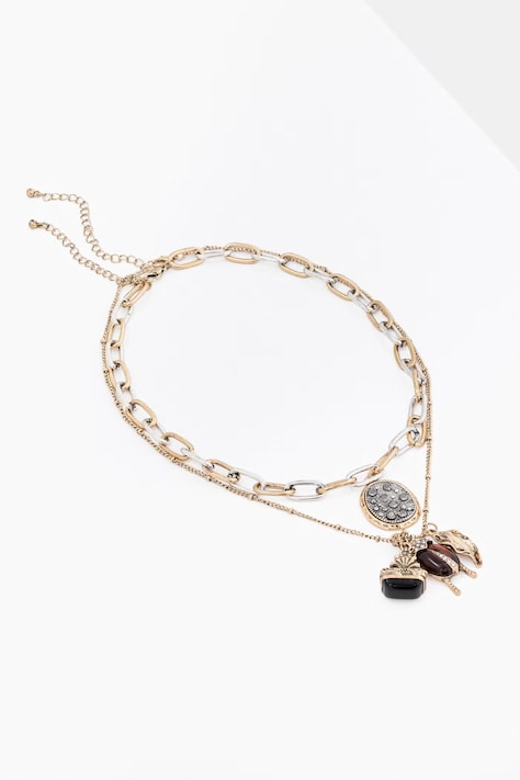 Komplet naszyjników damski z zawieszkami 2-pack RW26-ASD501
