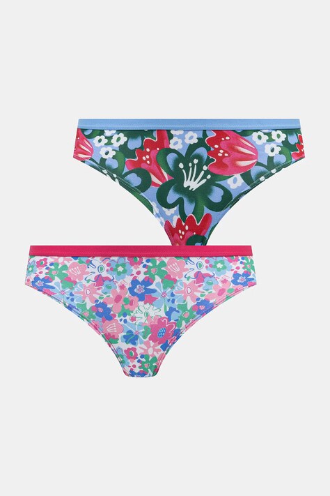 Medicine figi damskie bawełniane z elastanem 2-pack multicolor