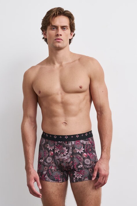Medicine Boxer aderenti da uomo in cotone con elastan pacco da 2 multicolore