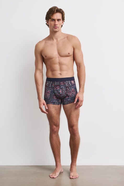 Medicine Boxer aderenti da uomo in cotone con elastan pacco da 2 multicolore