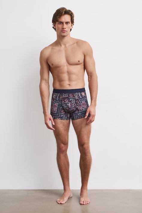 Medicine Boxer aderenti da uomo in cotone con elastan pacco da 2 multicolore
