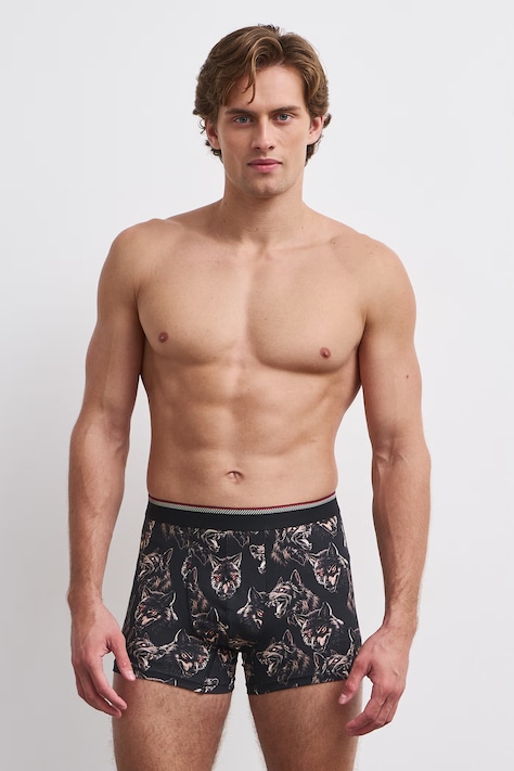 Medicine Boxer aderenti da uomo in cotone con elastan pacco da 2 multicolore