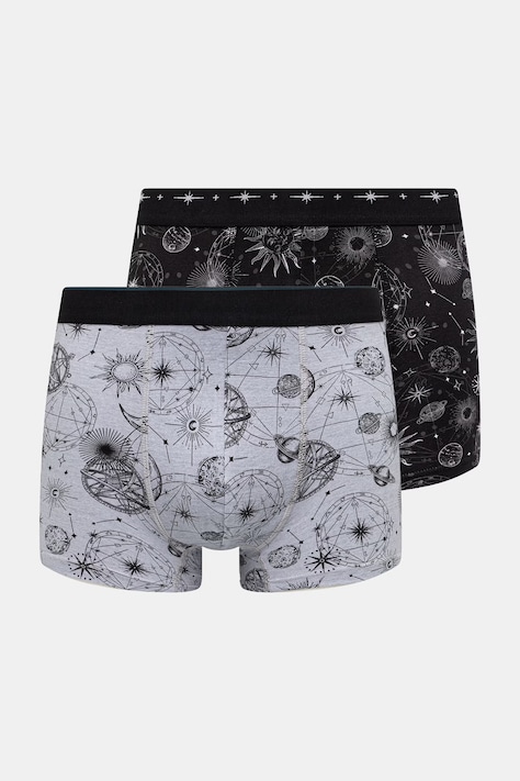 Medicine Bokserki męskie bawełniane z elastanem 2-pack multicolor