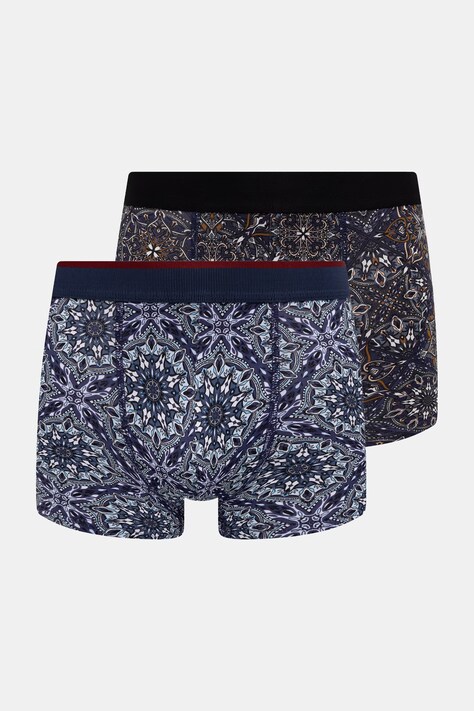 Boxerky pánské bavlněné s elastanem 2-pack vícebarevné RW26-BIM703