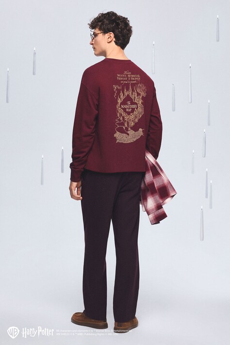 Medicine Longsleeve męski bawełniany bordowy
