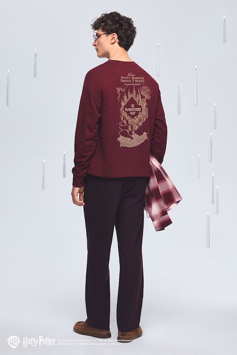 Medicine Longsleeve męski bawełniany bordowy