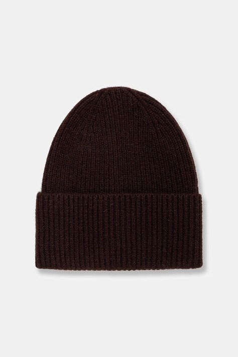 Medicine Czapka beanie damska kaszmirowa brązowa