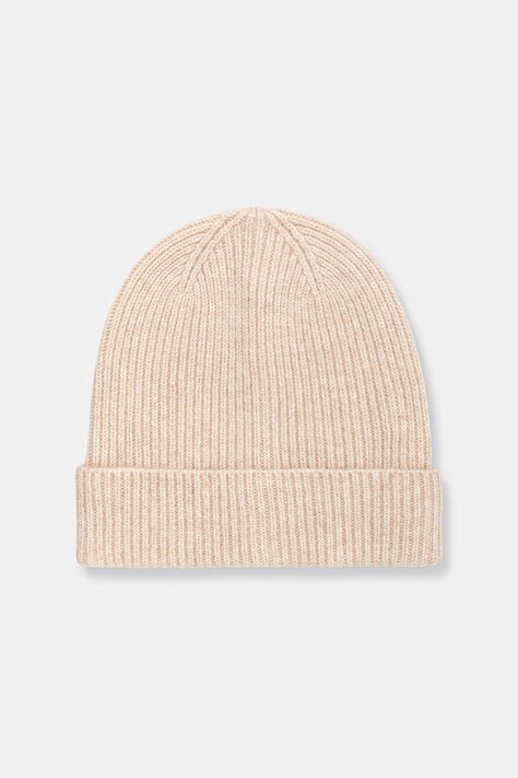 Medicine Czapka beanie damska z wełny merino beżowa
