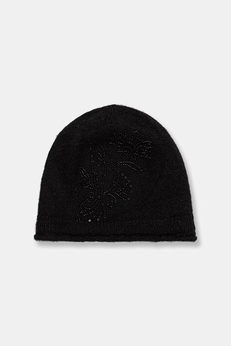 Medicine Czapka beanie damska z dodatkiem wełny czarna
