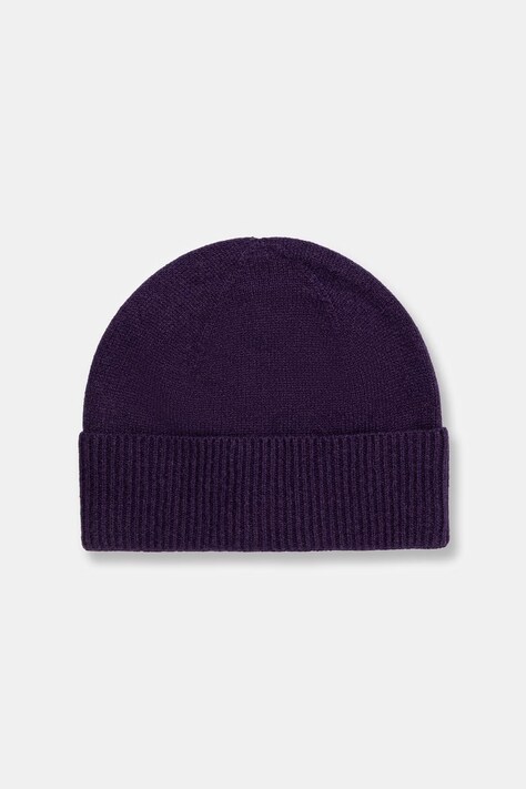 Medicine Czapka beanie damska wełniana fioletowa