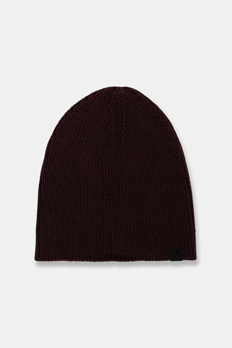 Medicine Czapka beanie męska z bawełną bordowa