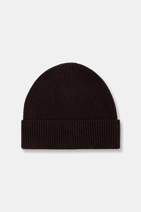 Medicine Czapka beanie męska z wełny merino brązowa