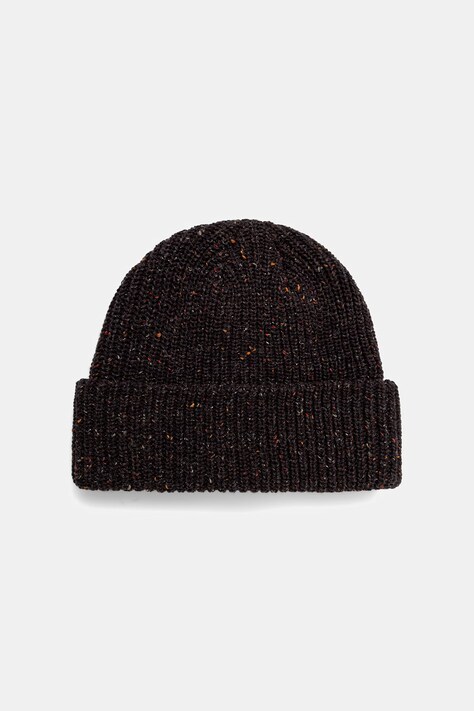 Medicine Czapka beanie męska z dodatkiem wełny brązowa
