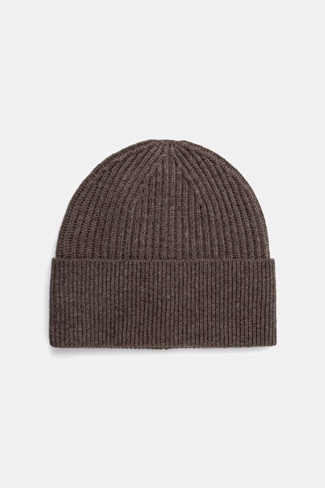 Medicine Czapka beanie męska z wełną beżowa