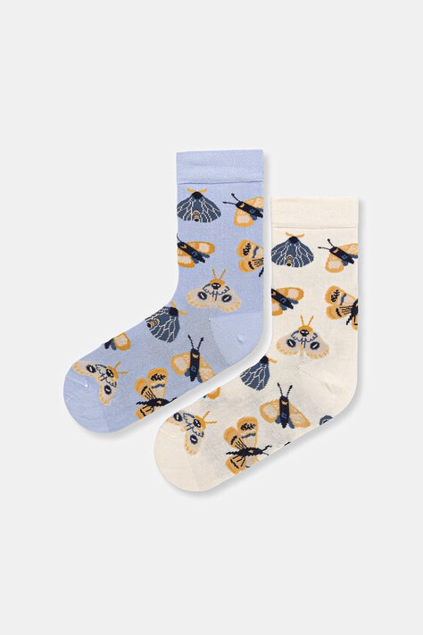 Ponožky 2-pack dámské se zvířecím vzorem vícebarevné RW26-LGD507
