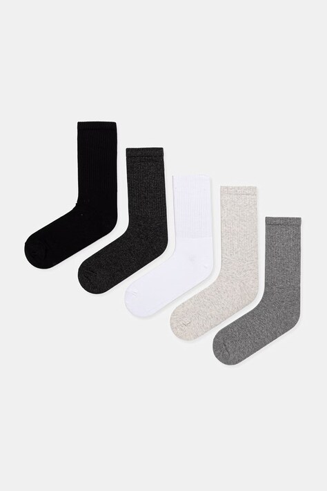Skarpety męskie z bawełną melanżowe 5-pack multicolor RW26-LGM074