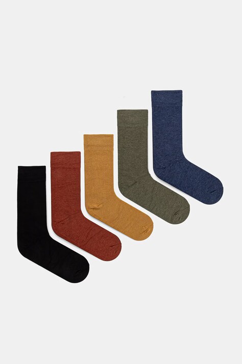 Skarpety 5-pack męskie z bawełną multicolor RW26-LGM516